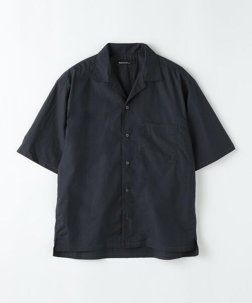 green label relaxing（グリーンレーベルリラクシング）の「タイプライター エンブロ オープンカラー シャツ（シャツ/ブラウス・メンズ・ダークグレー/ナチュラル・S/M/L/XL）」の11枚目の写真