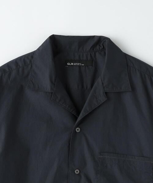 green label relaxing（グリーンレーベルリラクシング）の「タイプライター エンブロ オープンカラー シャツ（シャツ/ブラウス・メンズ・ダークグレー/ナチュラル・S/M/L/XL）」の13枚目の写真