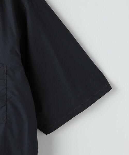 green label relaxing（グリーンレーベルリラクシング）の「タイプライター エンブロ オープンカラー シャツ（シャツ/ブラウス・メンズ・ダークグレー/ナチュラル・S/M/L/XL）」の14枚目の写真