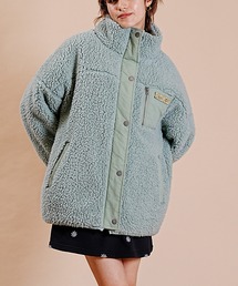 ROXY/ロキシー ジャケット ジップアップ ルーズシルエット モコモコ ジャケット RJK234014