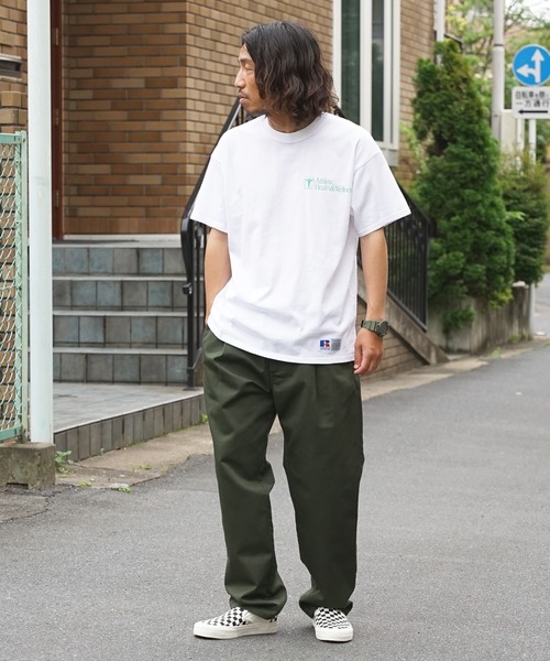 Russell Athletic（ラッセルアスレティック）の「Russell Athletic/ラッセルアスレティック Bookstore Jersey S/S Slogan 'Athleltic,Health&Wellness' T Tシャツ（Tシャツ/カットソー・メンズ・ブラック/ホワイト/オレンジ・M/L/XL）」の18枚目の写真