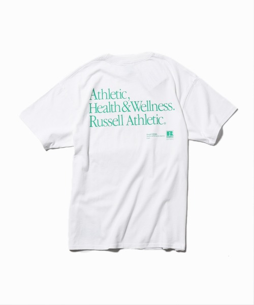 Russell Athletic（ラッセルアスレティック）の「Russell Athletic/ラッセルアスレティック Bookstore Jersey S/S Slogan 'Athleltic,Health&Wellness' T Tシャツ（Tシャツ/カットソー・メンズ・ブラック/ホワイト/オレンジ・M/L/XL）」の16枚目の写真