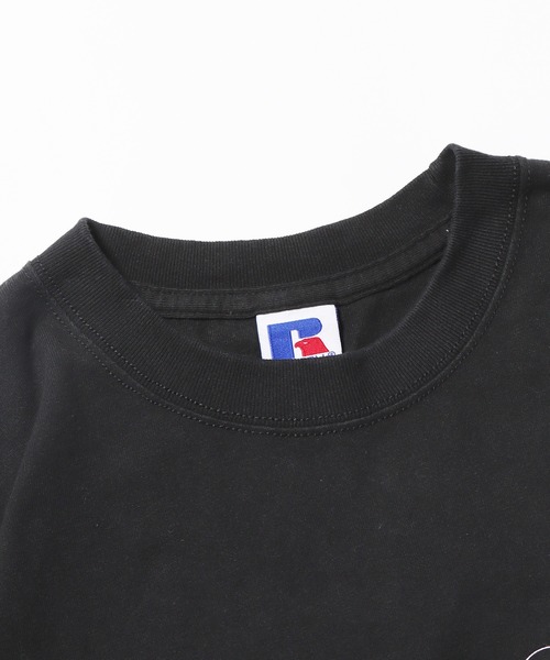 Russell Athletic（ラッセルアスレティック）の「Russell Athletic/ラッセルアスレティック Bookstore Jersey S/S Slogan 'Athleltic,Health&Wellness' T Tシャツ（Tシャツ/カットソー・メンズ・ブラック/ホワイト/オレンジ・M/L/XL）」の6枚目の写真