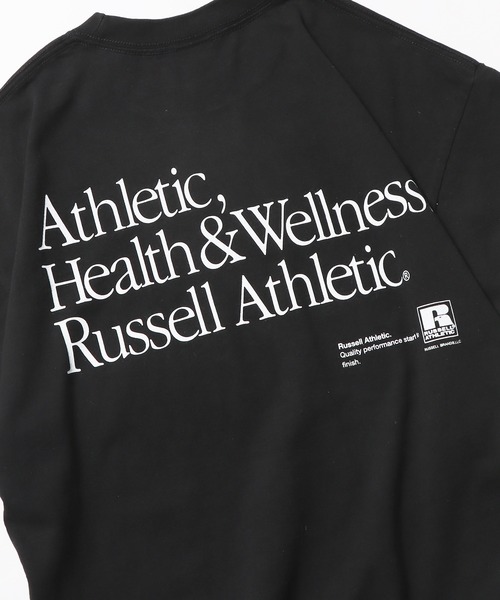 Russell Athletic（ラッセルアスレティック）の「Russell Athletic/ラッセルアスレティック Bookstore Jersey S/S Slogan 'Athleltic,Health&Wellness' T Tシャツ（Tシャツ/カットソー・メンズ・ブラック/ホワイト/オレンジ・M/L/XL）」の12枚目の写真