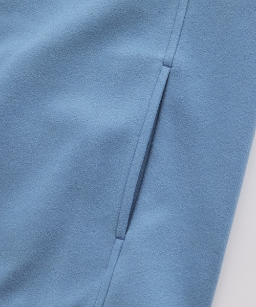 ADAM ET ROPE'（アダムエロペ）の「ジャージーメルトン スタンドカラー ブルゾン / リバーシブル（ブルゾン・メンズ・ブラック/ダークブラウン/ターコイズブルー・S/M/L）」の12枚目の写真