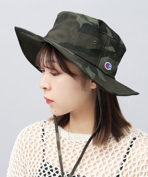 Champion（チャンピオン）の「ツイル アウトドアハット（ハット・メンズ・カモフラージュ/ネイビー/ブラック/オフホワイト・FREE）」の4枚目の写真