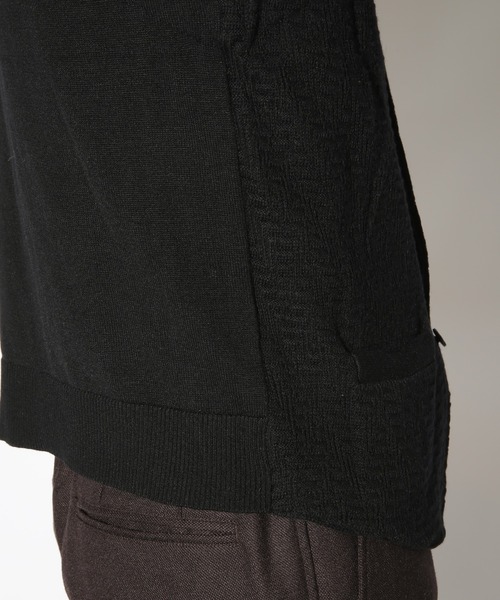 UNION STATION(ユニオンステーション)の「ウール混ハイゲージニットベスト(ベスト・メンズ・ブラック/ブラウン・L/M)」の18枚目の写真