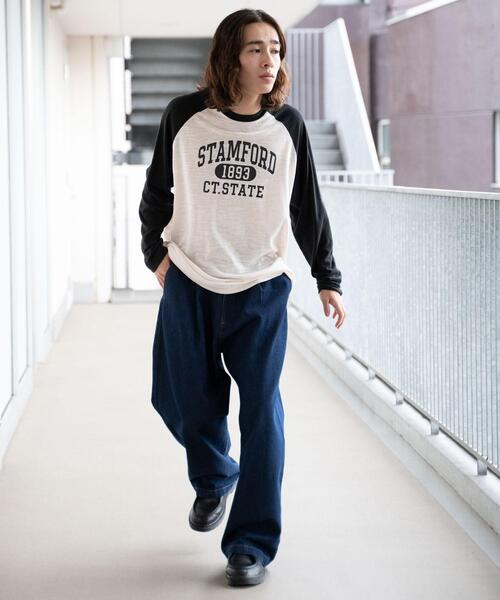 WEGO（ウィゴー）の「WEGO/ヴィンテージロゴラグランロンT（Tシャツ/カットソー・メンズ・その他2/その他4/その他1/その他3・MEDIUM/LARGE）」の5枚目の写真