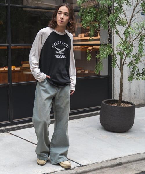 WEGO（ウィゴー）の「WEGO/ヴィンテージロゴラグランロンT（Tシャツ/カットソー・メンズ・その他2/その他4/その他1/その他3・MEDIUM/LARGE）」の6枚目の写真