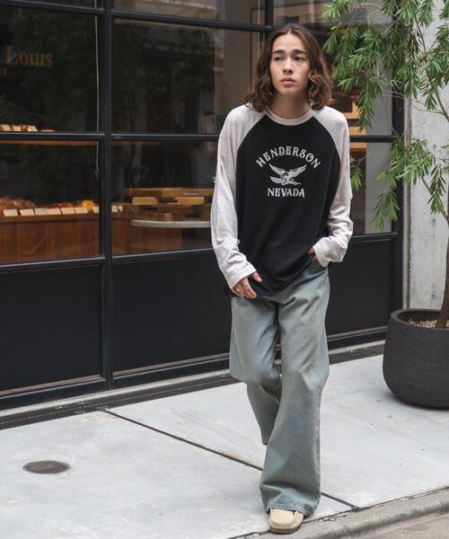 WEGO（ウィゴー）の「WEGO/ヴィンテージロゴラグランロンT（Tシャツ/カットソー・メンズ・その他2/その他4/その他1/その他3・MEDIUM/LARGE）」の20枚目の写真