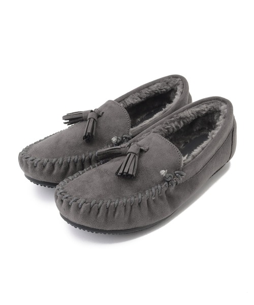 LUGG NAGG(ラグナグ)の「【Le son/ル ソン】タッセルファーモカシン(モカシン/デッキシューズ・レディース・ブラック/ブラウン系その他/グレー・24.5cm/24.0cm/23.0cm/23.5cm/22.5cm)」の11枚目の写真
