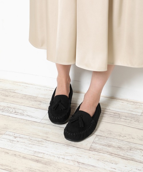 LUGG NAGG(ラグナグ)の「【Le son/ル ソン】タッセルファーモカシン(モカシン/デッキシューズ・レディース・ブラック/ブラウン系その他/グレー・24.5cm/24.0cm/23.0cm/23.5cm/22.5cm)」の19枚目の写真