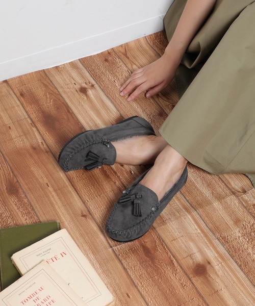 LUGG NAGG(ラグナグ)の「【Le son/ル ソン】タッセルファーモカシン(モカシン/デッキシューズ・レディース・ブラック/ブラウン系その他/グレー・24.5cm/24.0cm/23.0cm/23.5cm/22.5cm)」の20枚目の写真