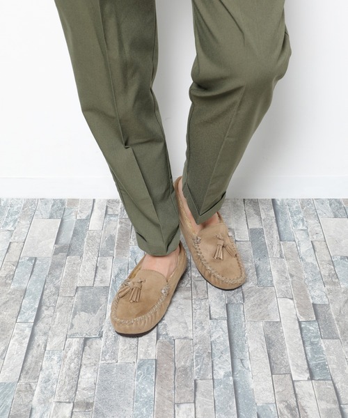 LUGG NAGG(ラグナグ)の「【Le son/ル ソン】タッセルファーモカシン(モカシン/デッキシューズ・レディース・ブラック/ブラウン系その他/グレー・24.5cm/24.0cm/23.0cm/23.5cm/22.5cm)」の21枚目の写真