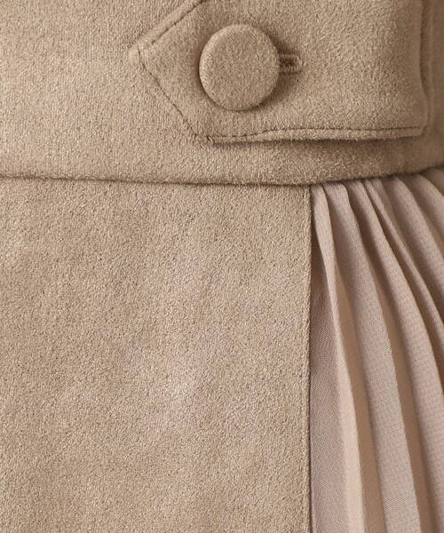 grove（グローブ）の「◆マシュマロタッチスウェード サイドプリーツスカート（スカート・レディース・ブルー/スミクロ/ライトベージュ・03/02/04/01/05）」の11枚目の写真
