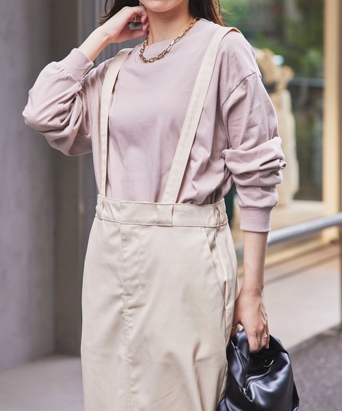 United Athle(ユナイテッドアスレ)の「なめらかな肌触りが癖になる!【United Athle】6.2オンス プレミアム ロングスリーブ Tシャツ ロンT 5913(Tシャツ/カットソー・レディース・ホワイト/スミクロ/ネイビー/アッシュ/ブラック/セージグリーン/スモークピンク・XXL/S/M/L/XL)」の7枚目の写真