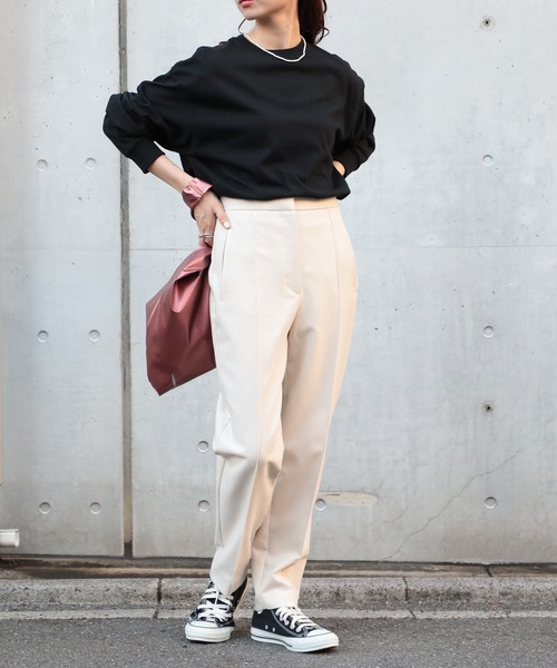 United Athle(ユナイテッドアスレ)の「なめらかな肌触りが癖になる!【United Athle】6.2オンス プレミアム ロングスリーブ Tシャツ ロンT 5913(Tシャツ/カットソー・レディース・ホワイト/スミクロ/ネイビー/アッシュ/ブラック/セージグリーン/スモークピンク・XXL/S/M/L/XL)」の15枚目の写真