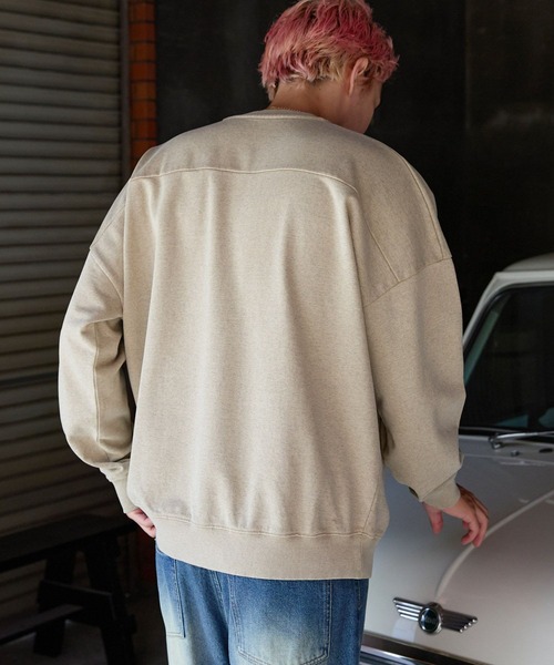 PBLIM（ページボーイリム）の「PBLIM/ピグメントウラケ（スウェット・レディース・ベージュ/カーキ/ボルドー・FREE）」の14枚目の写真