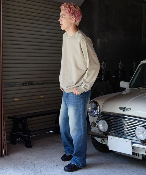 PBLIM（ページボーイリム）の「PBLIM/ピグメントウラケ（スウェット・レディース・ベージュ/カーキ/ボルドー・FREE）」の16枚目の写真