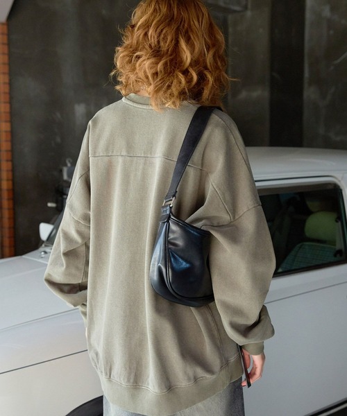 PBLIM（ページボーイリム）の「PBLIM/ピグメントウラケ（スウェット・レディース・ベージュ/カーキ/ボルドー・FREE）」の18枚目の写真