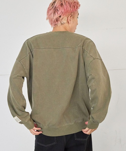 PBLIM（ページボーイリム）の「PBLIM/ピグメントウラケ（スウェット・レディース・ベージュ/カーキ/ボルドー・FREE）」の22枚目の写真