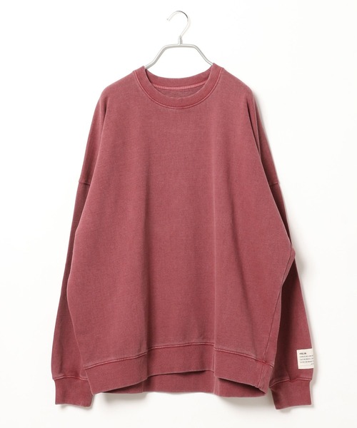 PBLIM（ページボーイリム）の「PBLIM/ピグメントウラケ（スウェット・レディース・ベージュ/カーキ/ボルドー・FREE）」の9枚目の写真