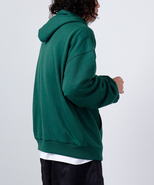 FUNALIVE(ファンアライブ)の「裏毛 ワンポイント ZIP パーカー(パーカー・メンズ・ブラック/グリーン/アッシュグレー・L/XL/M)」の13枚目の写真