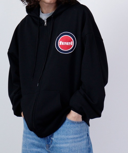 FUNALIVE(ファンアライブ)の「裏毛 ワンポイント ZIP パーカー(パーカー・メンズ・ブラック/グリーン/アッシュグレー・L/XL/M)」の15枚目の写真