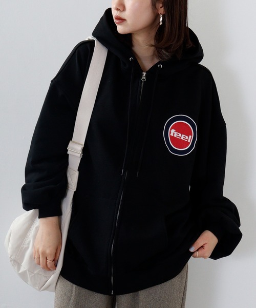 FUNALIVE(ファンアライブ)の「裏毛 ワンポイント ZIP パーカー(パーカー・メンズ・ブラック/グリーン/アッシュグレー・L/XL/M)」の16枚目の写真