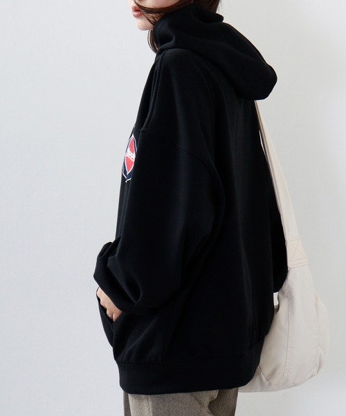 FUNALIVE(ファンアライブ)の「裏毛 ワンポイント ZIP パーカー(パーカー・メンズ・ブラック/グリーン/アッシュグレー・L/XL/M)」の18枚目の写真