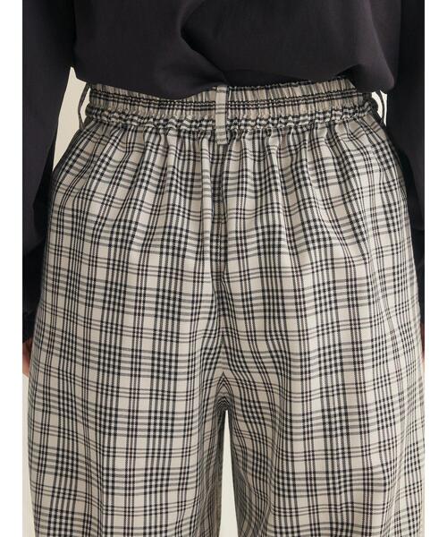 CRAFT STANDARD BOUTIQUE(クラフトスタンダードブティック)の「センタープレスチェックパンツ(その他パンツ・レディース・チェック/グリーン系その他2/ベージュ系その他4/ブラック系その他・L/M)」の15枚目の写真
