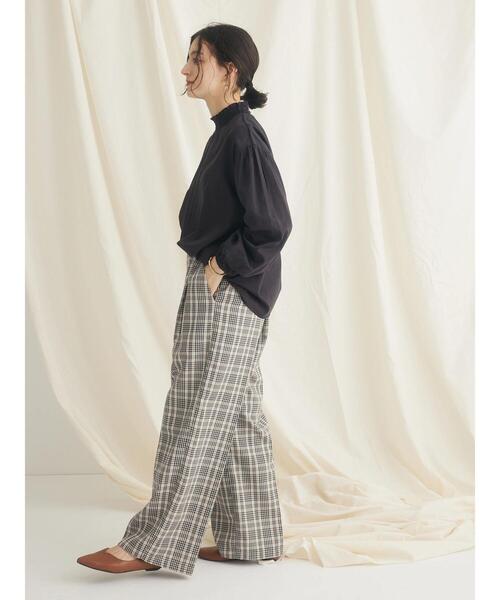CRAFT STANDARD BOUTIQUE(クラフトスタンダードブティック)の「センタープレスチェックパンツ(その他パンツ・レディース・チェック/グリーン系その他2/ベージュ系その他4/ブラック系その他・L/M)」の17枚目の写真
