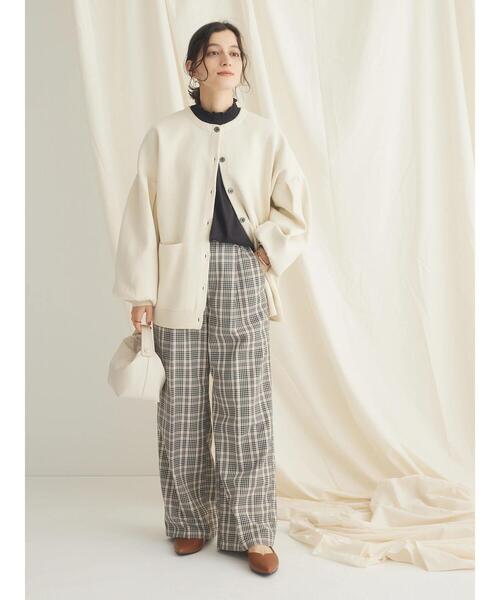 CRAFT STANDARD BOUTIQUE(クラフトスタンダードブティック)の「センタープレスチェックパンツ(その他パンツ・レディース・チェック/グリーン系その他2/ベージュ系その他4/ブラック系その他・L/M)」の19枚目の写真