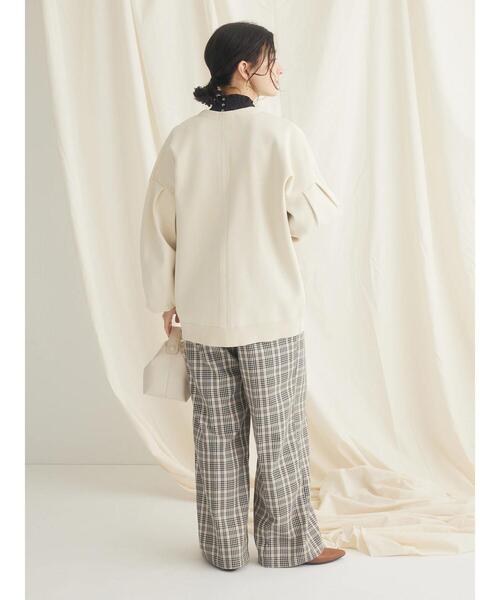 CRAFT STANDARD BOUTIQUE(クラフトスタンダードブティック)の「センタープレスチェックパンツ(その他パンツ・レディース・チェック/グリーン系その他2/ベージュ系その他4/ブラック系その他・L/M)」の20枚目の写真