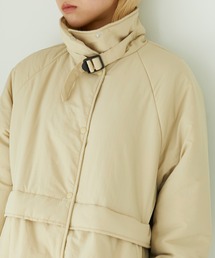 Chaco closet | ナイロンスタンドカラーベルトデザイン中綿ブルゾン(ブルゾン)