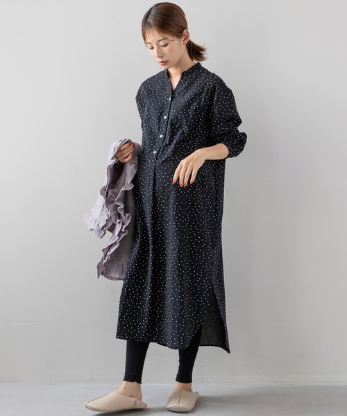 フェリシモMama(フェリシモママ)の「Moredde マタニティから産後も使える 心地いい素材のおなかすっぽりレギンス(マタニティウェア/グッズ・レディース・杢グレー/ブラック・MEDIUM/LARGE/X-LARGE)」の10枚目の写真