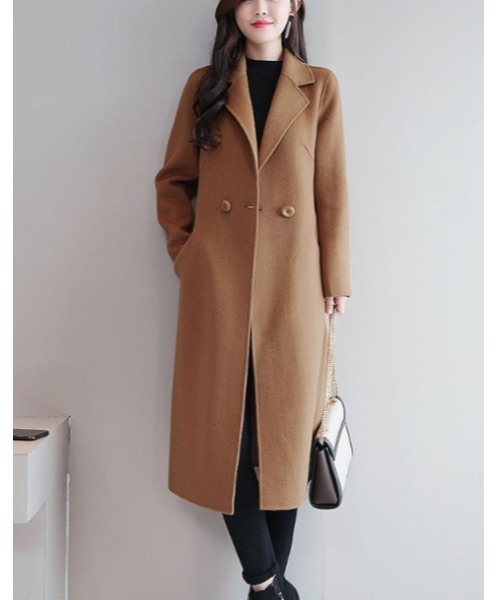 セール】レギュラーフィットダブルチェスタージャケットコート