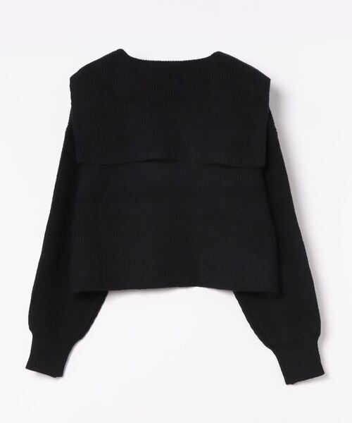 179/WG（イチナナキュウダブルジー）の「【WEB限定】アンゴラタッチ セーラーカラープルオーバー（ニット/セーター・レディース・オフホワイト/ブラック/グレー・FREE）」の21枚目の写真