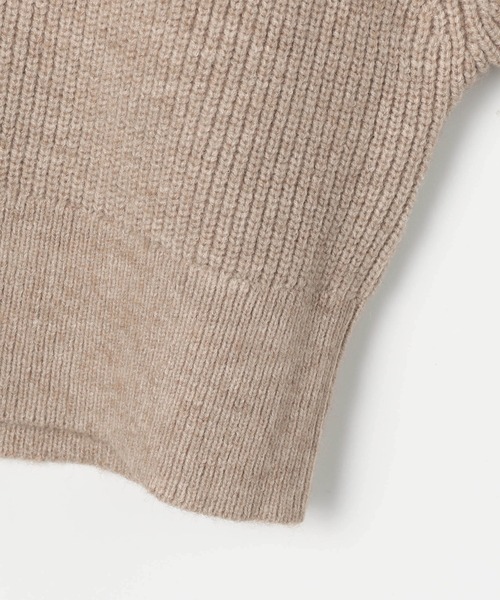 179/WG（イチナナキュウダブルジー）の「【WEB限定】アンゴラタッチ セーラーカラープルオーバー（ニット/セーター・レディース・オフホワイト/ブラック/グレー・FREE）」の10枚目の写真