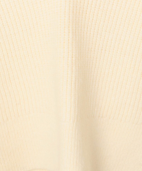 179/WG（イチナナキュウダブルジー）の「【WEB限定】アンゴラタッチ セーラーカラープルオーバー（ニット/セーター・レディース・オフホワイト/ブラック/グレー・FREE）」の12枚目の写真