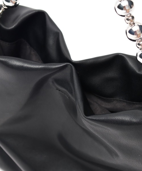 LOWRYS FARM（ローリーズファーム）の「ボールチェーンキンチャクバック　987398（ショルダーバッグ・レディース・ブラック/シルバー・FREE）」の22枚目の写真