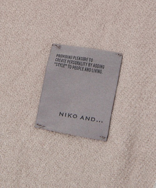 niko and...（ニコアンド）の「[静電気軽減・抗菌防臭]カラーワイドストール（ストール/ショール・メンズ・オレンジ/ブラック/グリーン/グレー/パープル・FREE）」の11枚目の写真