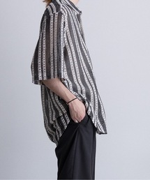 CASPER JOHN | Various loose regular shirts -stripe lace- / バリアスルーズレギュラーシャツ -ストライプレース-(シャツ/ブラウス)