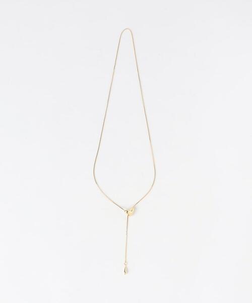 BEAUTY&YOUTH UNITED ARROWS(ビューティーアンドユースユナイテッドアローズ)の「メタルハート スライダー タイネックレス /ループタイ(ネックレス・レディース・ゴールド/シルバー・FREE)」の8枚目の写真