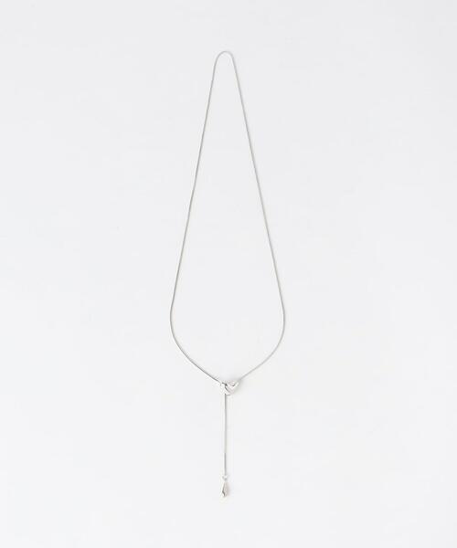 BEAUTY&YOUTH UNITED ARROWS(ビューティーアンドユースユナイテッドアローズ)の「メタルハート スライダー タイネックレス /ループタイ(ネックレス・レディース・ゴールド/シルバー・FREE)」の3枚目の写真