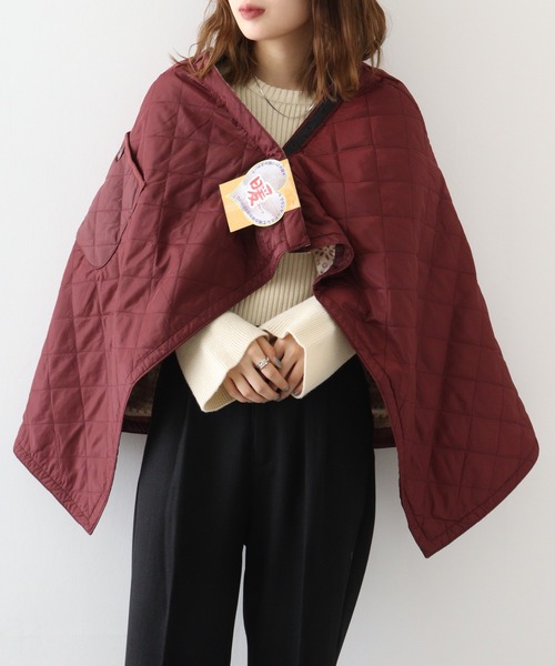 FUNALIVE（ファンアライブ）の「YUASA6 original キルティング 70cm丈 3way wrap skirt/巻きスカート ラップスカート（スカート・レディース・ブラック/レンガ/ネイビー/ブラウン系・L/LL/M）」の4枚目の写真