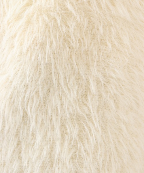 【セール】&soiree Vネックモヘアライクニットベスト（ニット/セーター）｜＆soiree（アンドソワレ）