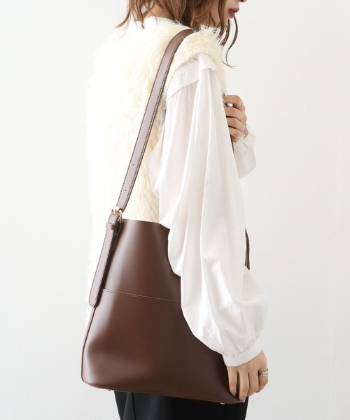 【セール】&soiree Vネックモヘアライクニットベスト（ニット/セーター）｜＆soiree（アンドソワレ）