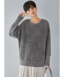 ふわふわシャギークルーネックプルオーバー