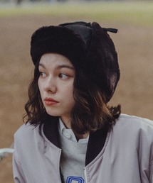 WHIMSIC（ウィムジック）の「【UNISEX】ムートンフライトキャップ（キャップ）」